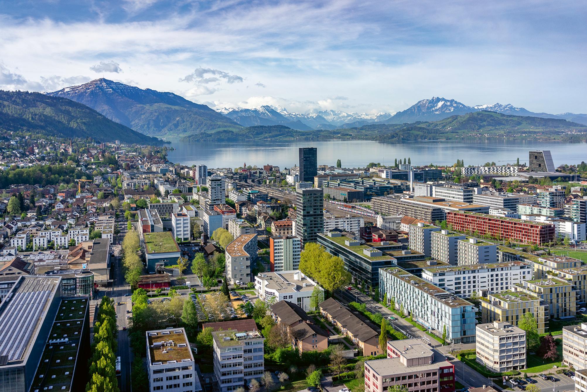 Ein Bild der Stadt Zug